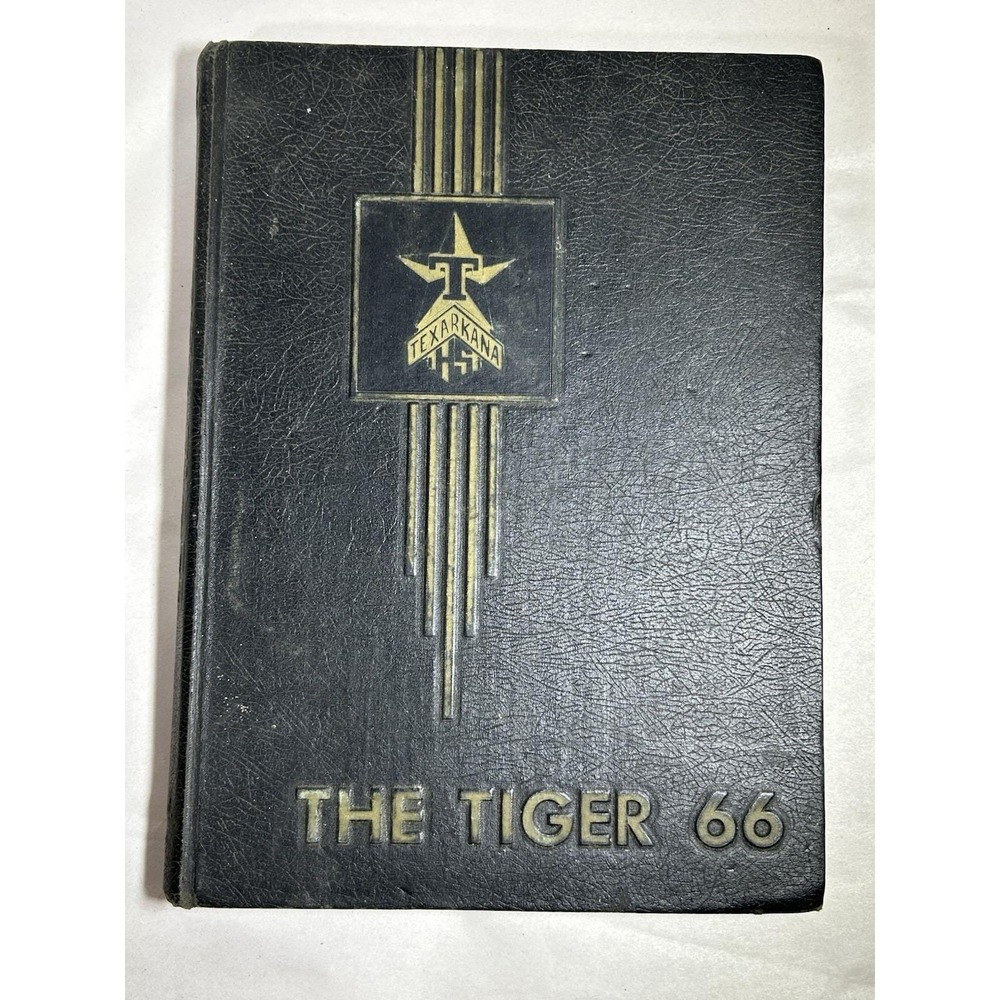 Vintage Texas High School Texarkana 1966 Tiger Yearbook Annual HS